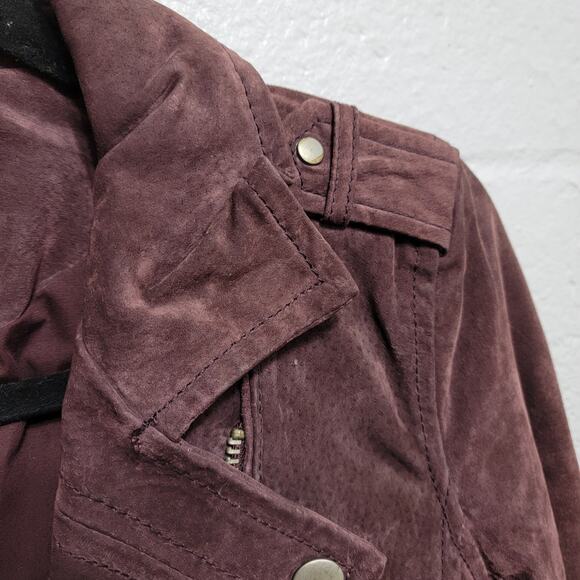 SL-8 Suede Moto Jacket XS - Picture 10 of 13